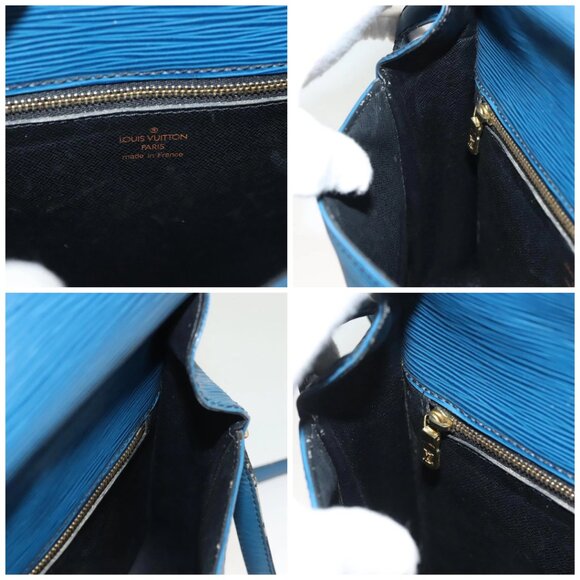 LOUIS VUITTON Epi Saint Cloud GM Shoulder Bag Toledo Blue - Picture 15 of 16